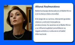 Altynai Asylmuratova (1961-VVVV): La Princesa del Ballet de Kazajistán