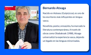 Bernardo Atxaga (1951-VVVV). El gran narrador en lengua vasca del siglo XX