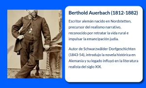 Berthold Auerbach (1812-1882). El escritor alemán que idealizó la vida rural con mirada realista