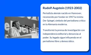 Rudolf Augstein (1923-2002): El fundador de Der Spiegel que desafió el poder en Alemania
