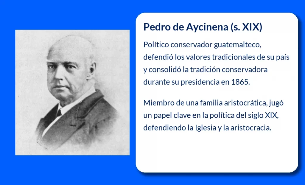Pedro de Aycinena (s. XIX). El político conservador que presidió Guatemala en 1865