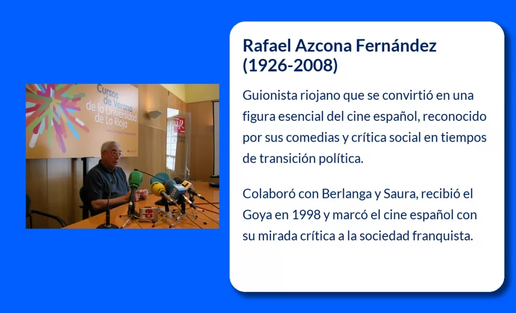 Rafael Azcona Fernández (1926-2008): El maestro del guion cinematográfico español