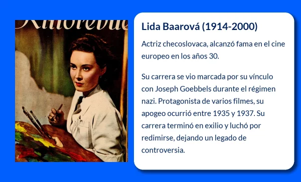 Lida Baarová (1914-2000). La actriz que deslumbró en el Tercer Reich y pagó un alto precio por su fama