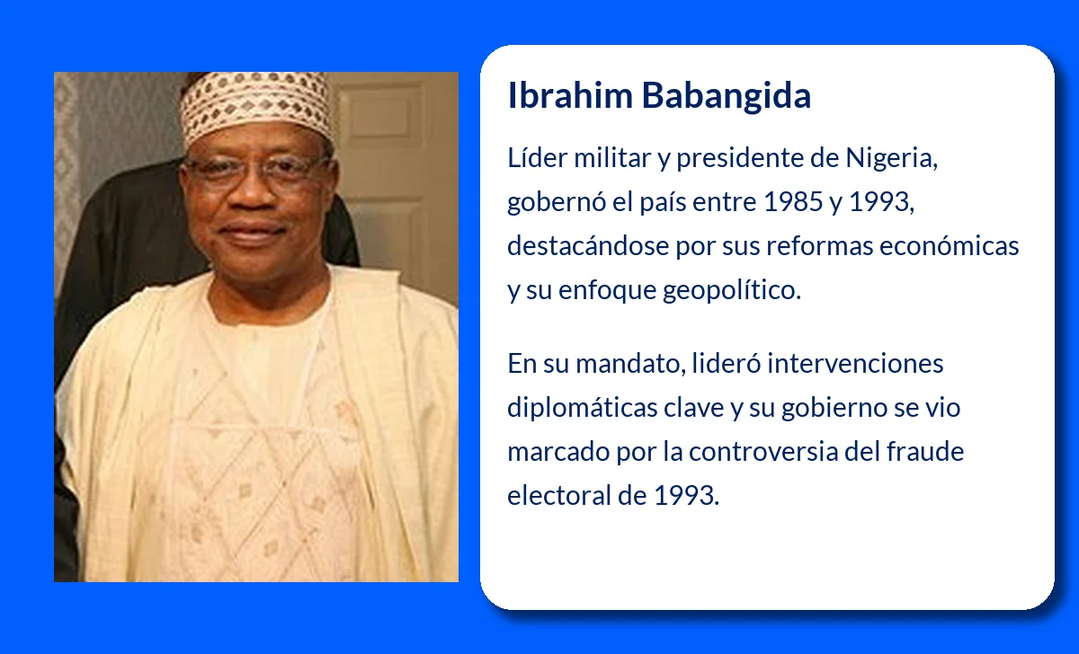 Ibrahim Babangida (1941-VVVV): El líder militar que transformó Nigeria