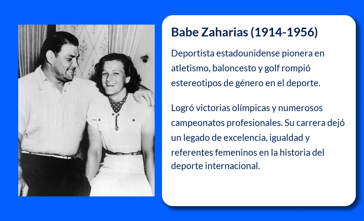 Babe Zaharias (1914-1956). La pionera que rompió barreras en el deporte femenino estadounidense