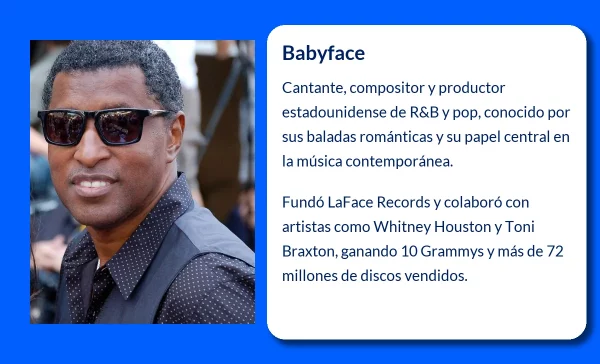 Babyface (1959-VVVV). El ícono del R&B y la música pop