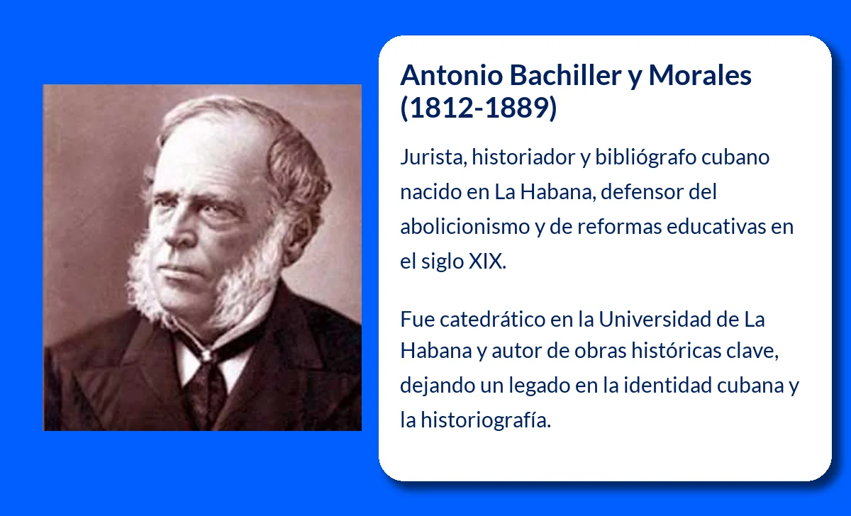Antonio Bachiller y Morales (1812-1889): El legado de un intelectual cubano en la historia y la bibliografía