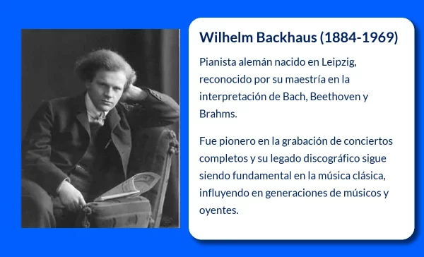 Wilhelm Backhaus (1884-1969): El pianista alemán que conquistó el mundo con su maestría interpretativa
