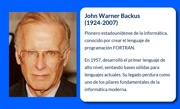 John Warner Backus (1924-2007): El Pionero de los Lenguajes de Programación