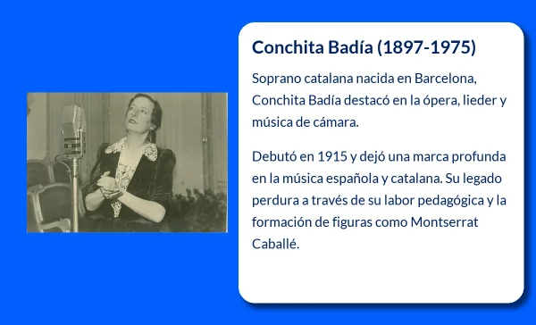 Conchita Badía (1897-1975). La soprano catalana que conquistó escenarios y corazones
