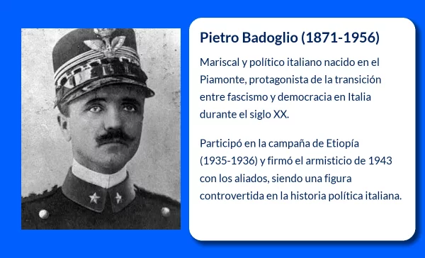 Pietro Badoglio (1871-1956). El mariscal que marcó la transición italiana entre fascismo y democracia
