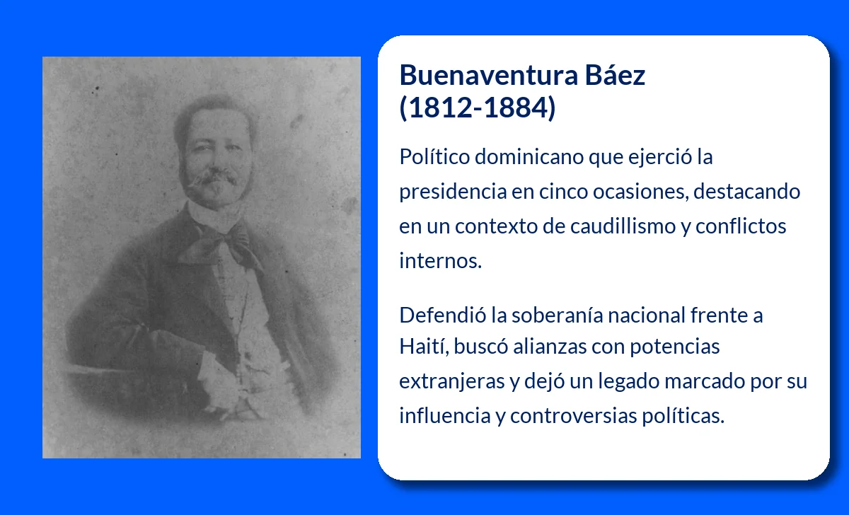 Buenaventura Báez (1812-1884). El caudillo dominicano de los cinco mandatos presidenciales