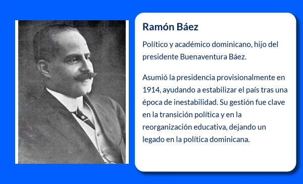 Ramón Báez (¿-1929). Breve presidencia de un heredero político dominicano