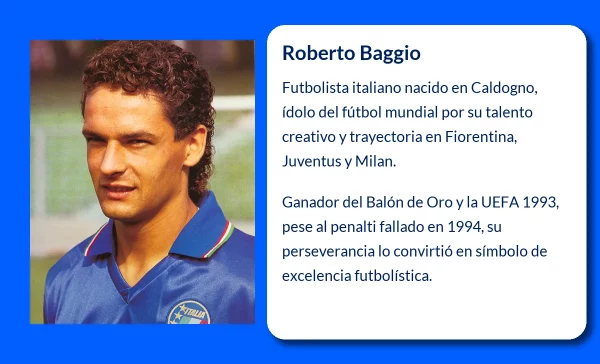 Roberto Baggio (1967-VVVV): El eterno ícono del fútbol italiano