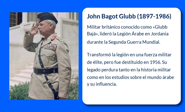 John Bagot Glubb (1897-1986). El comandante británico que moldeó la Jordania moderna