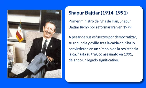 Shapur Bajtiar (1914-1991). El último primer ministro del Sha y símbolo de la resistencia iraní en el exilio