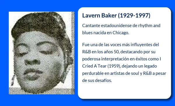 Lavern Baker (1929-1997): La cantante de rhythm and blues que marcó la época dorada
