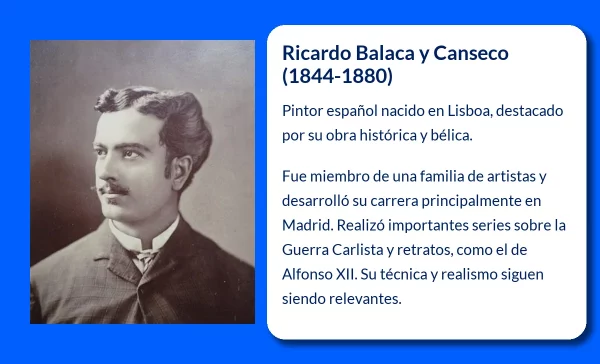 Ricardo Balaca y Canseco (1844-1880): El pintor español de la historia bélica y los retratos memorables