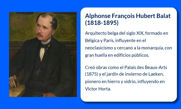 Alphonse François Hubert Balat (1818-1895). El arquitecto neoclásico que marcó la arquitectura belga del siglo XIX