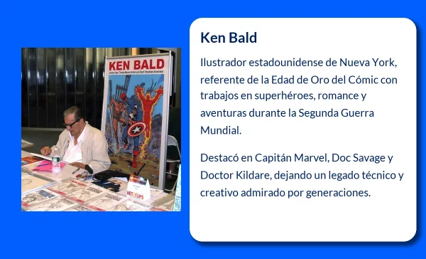 Ken Bald (1920-VVVV). El ilustrador que dio vida a héroes y dramas en la historia del cómic estadounidense