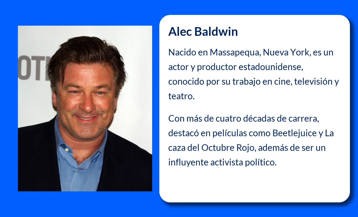 Alec Baldwin (1958-VVVV): El actor estadounidense que alcanzó la fama en Hollywood