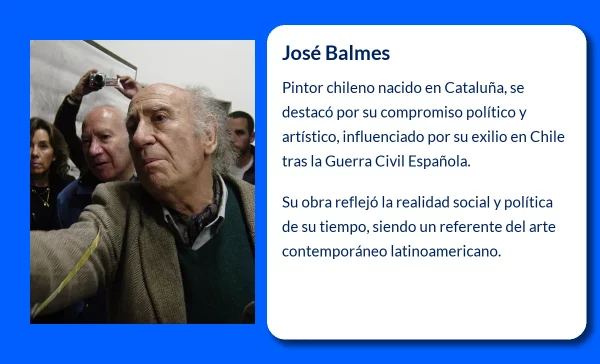 José Balmes (1927-VVVV): El pintor chileno que dejó una huella imborrable en el arte contemporáneo