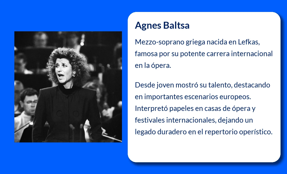 Agnes Baltsa (1944-VVVV): La Mezzo-soprano Griega que Conquistó los Escenarios Internacionales
