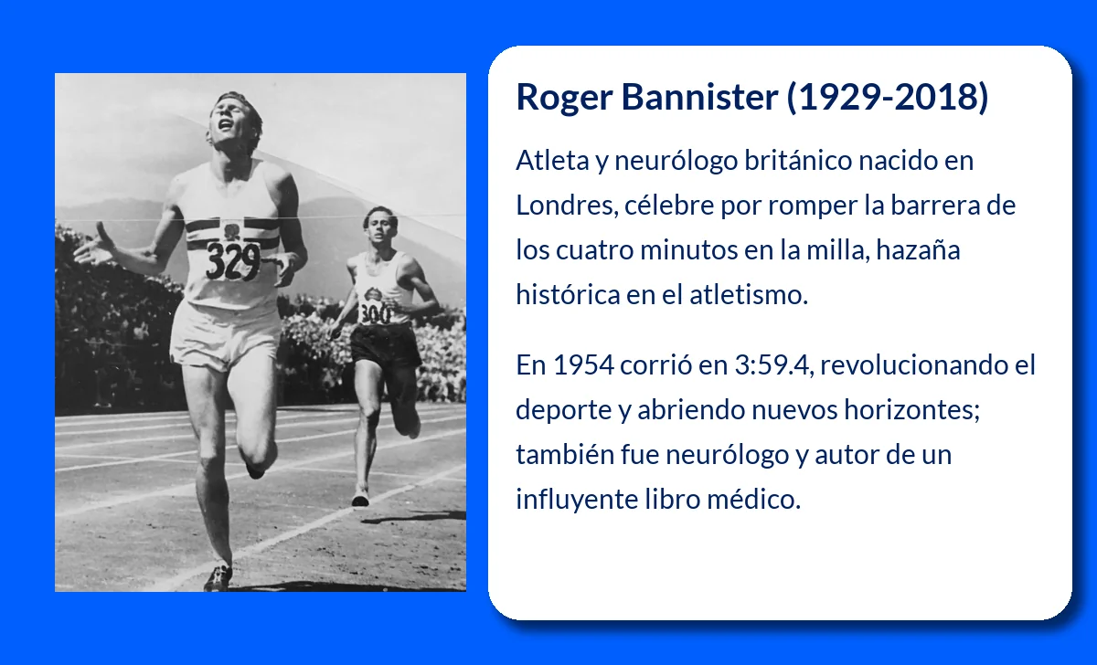 Roger Bannister (1929-2018): El hombre que rompió la barrera de los cuatro minutos en la milla