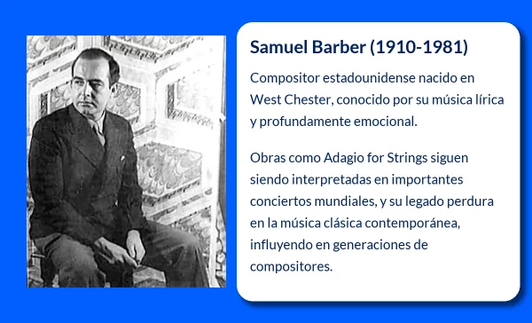 Samuel Barber (1910-1981): El legado de un compositor estadounidense de renombre mundial