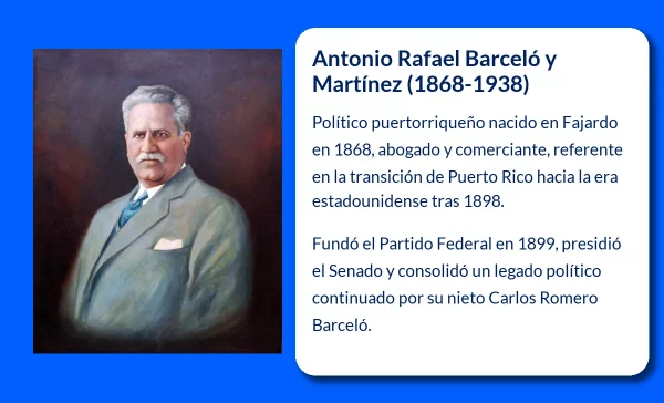 Antonio Rafael Barceló y Martínez (1868-1938): El político puertorriqueño que marcó la historia de Puerto Rico