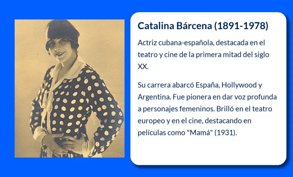Catalina Bárcena (1891-1978). La musa del teatro español exiliada por la Guerra Civil