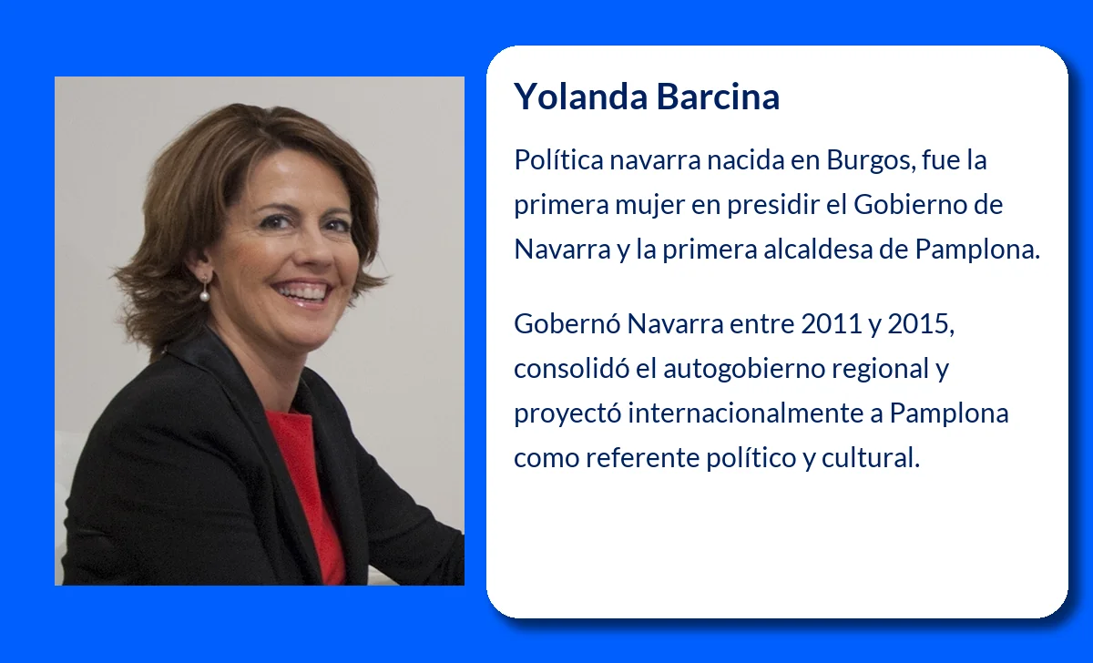 Yolanda Barcina (1960-VVVV): La primera mujer en presidir el Gobierno de Navarra