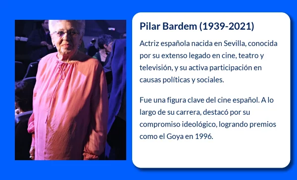 Pilar Bardem (1939-2021): El legado combativo y artístico de una actriz comprometida