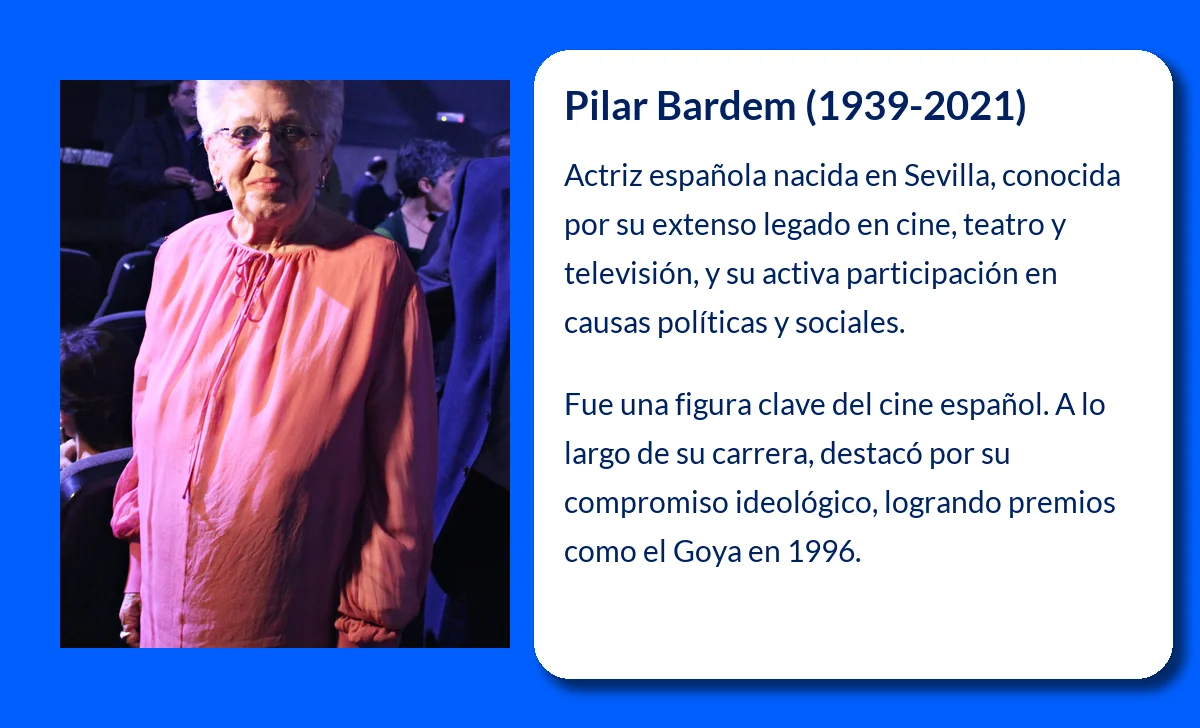 Pilar Bardem (1939-2021): El legado combativo y artístico de una actriz comprometida