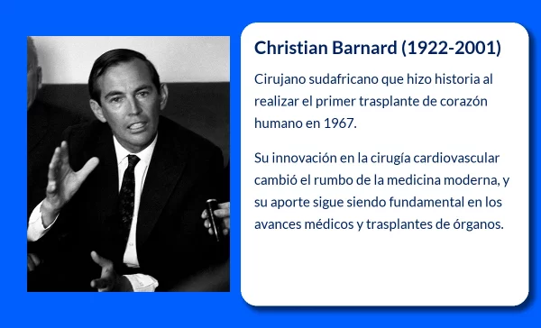 Christian Barnard (1922-2001): El pionero sudafricano que revolucionó la medicina con el primer trasplante de corazón humano