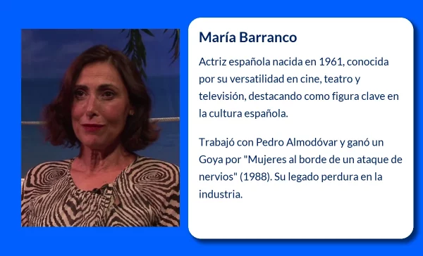 María Barranco (1961-VVVV): La actriz española que conquistó la pantalla