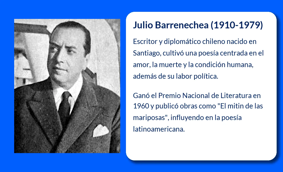 Julio Barrenechea (1910-1979). El escritor chileno que conquistó la poesía y la diplomacia