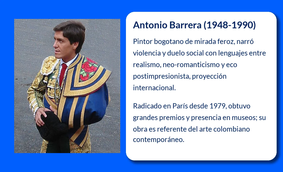 Antonio Barrera (1948-1990). El pintor colombiano que reflejó los dramas sociales a través del arte