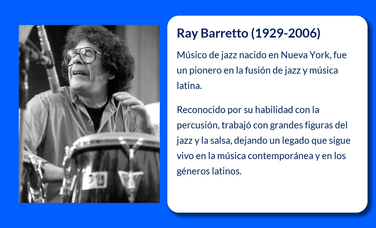 Ray Barretto (1929-2006): El Maestro de la Percusión que Fusionó el Jazz y la Música Latina