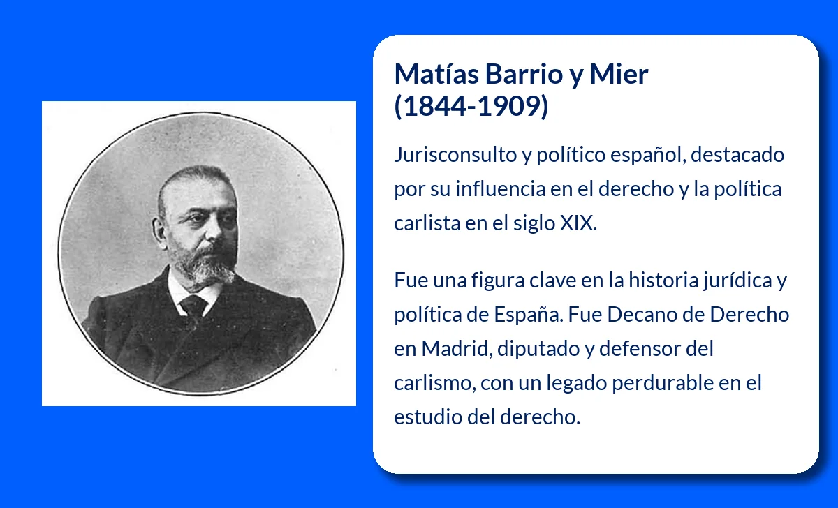 Matías Barrio y Mier (1844-1909): Un Jurisconsulto y Político Clave en la Historia de España