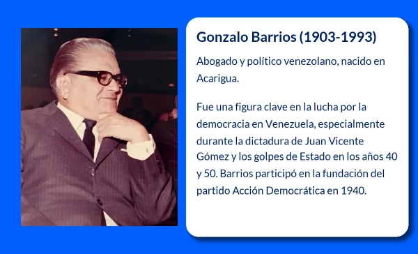 Gonzalo Barrios (1903-1993). El político que luchó por la democracia en Venezuela