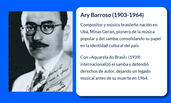 Ary Barroso (1903-1964): El genio de la música brasileña que conquistó el mundo