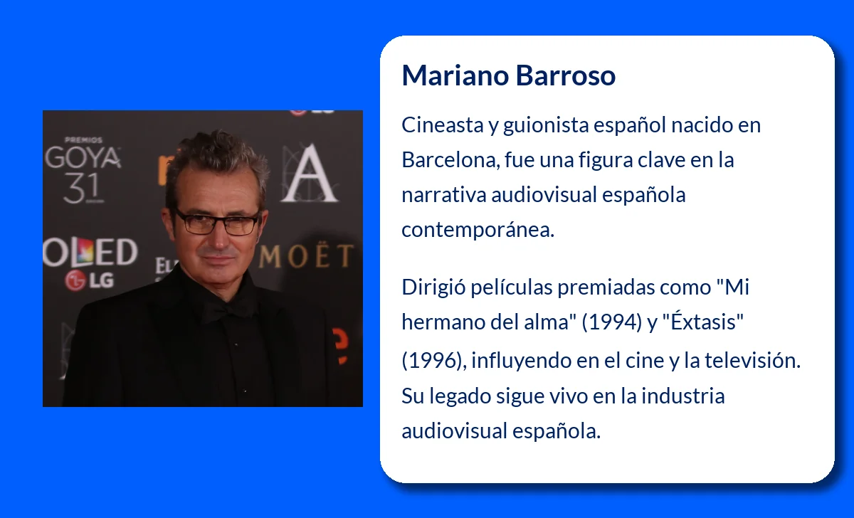 Mariano Barroso (1959-VVVV): El cineasta que llevó la narrativa española a nuevas fronteras