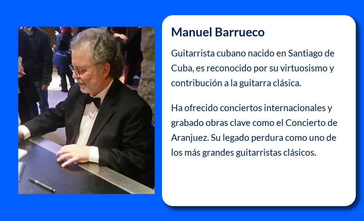 Manuel Barrueco (1952-VVVV): El guitarrista cubano que conquistó los escenarios internacionales
