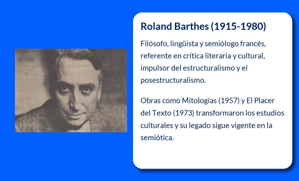 Roland Barthes (1915-1980). El pensador que revolucionó el análisis literario y cultural