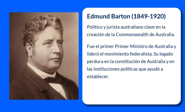 Edmund Barton (1849-1920). El arquitecto de la federación australiana y primer ministro fundador