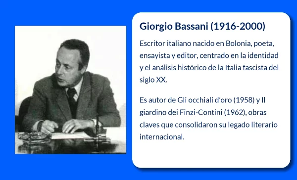 Giorgio Bassani (1916-2000). El escritor que iluminó los oscuros rincones del alma humana