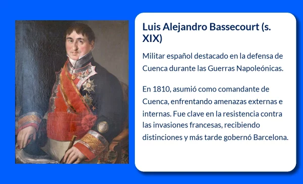 Luis Alejandro Bassecourt (s. XIX): El militar español que destacó en la defensa de Cuenca