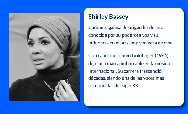 Shirley Bassey (1937-VVVV): La voz inmortal que conquistó el mundo de la música