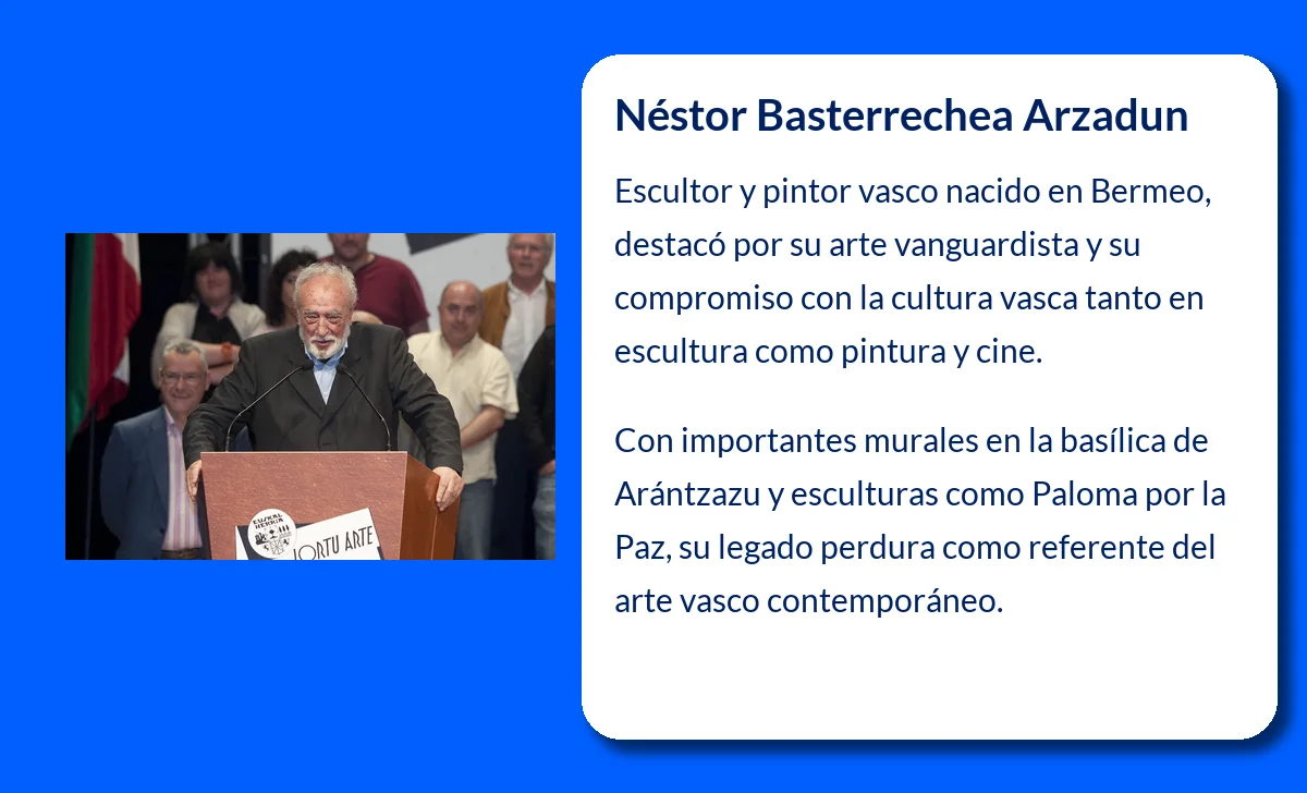Néstor Basterrechea Arzadun (1924-VVVV). El escultor y pintor vasco que dejó una huella perdurable en el arte contemporáneo